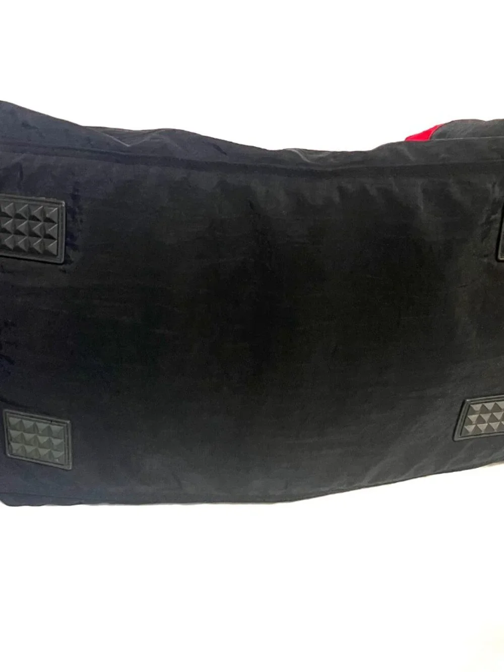 Marlboro Vintage Large Red/Black/White Duffle Bag-Nylon-Lightweight-Travel